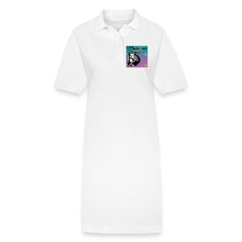 Attention: Freelance Running Artist - Stanley/Stella PAIGER Organic Women’s Polo Dress - white - Front