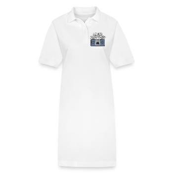 Absence de manette de jeu en veille - Robe polo bio PAIGER Stanley/Stella Femme - blanc - Devant