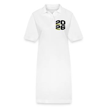Meister und Aufsteiger 2026 - Stanley/Stella Frauen Bio-Polokleid PAIGER - Weiß - Vorne