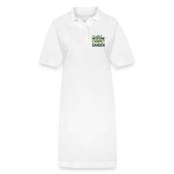 Naturopathe Mon jardin de l’armoire à pharmacie - Robe polo bio PAIGER Stanley/Stella Femme - blanc - Devant