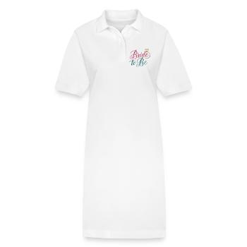 Future mariée - Robe polo bio PAIGER Stanley/Stella Femme - blanc - Devant