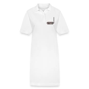 Beziehung zum Toilettenpapierhalter - Stanley/Stella Frauen Bio-Polokleid PAIGER - Weiß - Vorne