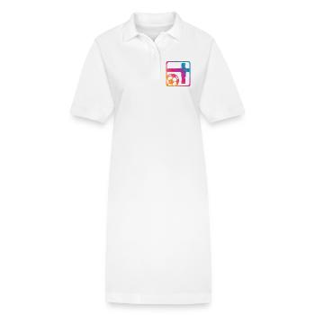 Baby-foot - Robe polo bio PAIGER Stanley/Stella Femme - blanc - Devant