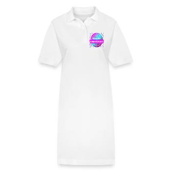 Ma semaine d’anniversaire - Robe polo bio PAIGER Stanley/Stella Femme - blanc - Devant