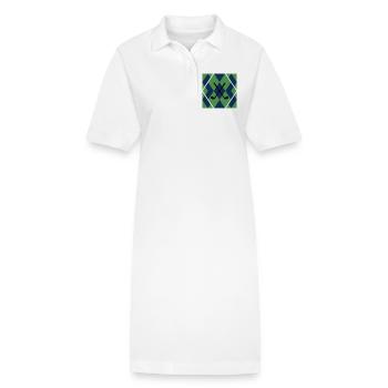 Clubs de golf Modèle Argyle Clubs de golf masculins - Robe polo bio PAIGER Stanley/Stella Femme - blanc - Devant