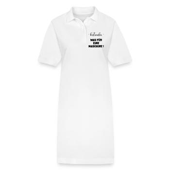 Abschluss Bestanden - Maschine - Stanley/Stella Frauen Bio-Polokleid PAIGER - Weiß - Vorne