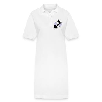 Aikido - Stanley/Stella Frauen Bio-Polokleid PAIGER - Weiß - Vorne