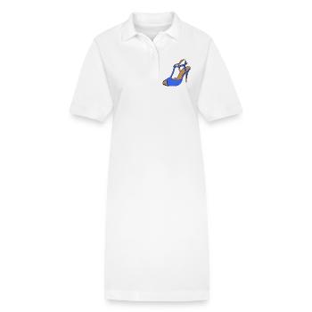 Mode de chaussures - Robe polo bio PAIGER Stanley/Stella Femme - blanc - Devant