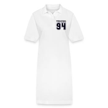 TECHNO 94 - Robe polo bio PAIGER Stanley/Stella Femme - blanc - Devant