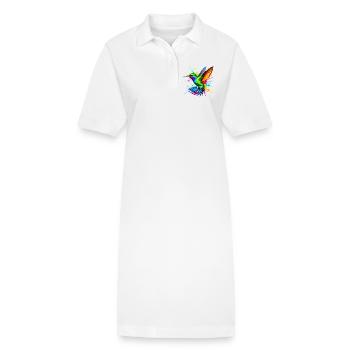 Kolibri - Stanley/Stella Frauen Bio-Polokleid PAIGER - Weiß - Vorne