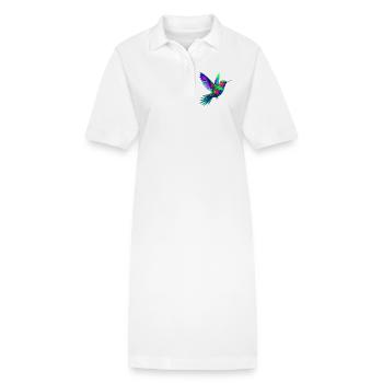 Kolibri - Stanley/Stella Frauen Bio-Polokleid PAIGER - Weiß - Vorne