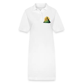 Pyramide des Illuminati - Robe polo bio PAIGER Stanley/Stella Femme - blanc - Devant