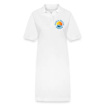 Plage de Cable Broome Coucher de soleil - Robe polo bio PAIGER Stanley/Stella Femme - blanc - Devant