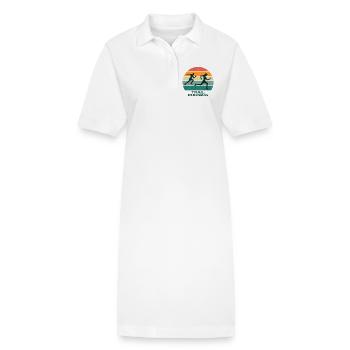trail, running, running trail - Robe polo bio PAIGER Stanley/Stella Femme - blanc - Devant