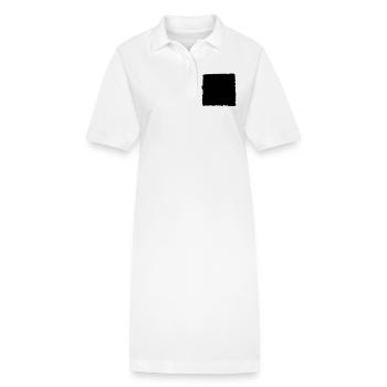 Bord du papier - Robe polo bio PAIGER Stanley/Stella Femme - blanc - Devant