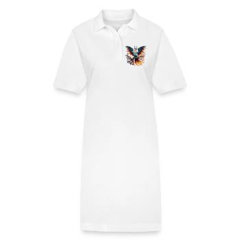 Calopsitte (15) - Robe polo bio PAIGER Stanley/Stella Femme - blanc - Devant