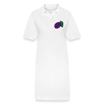 Prune - Robe polo bio PAIGER Stanley/Stella Femme - blanc - Devant