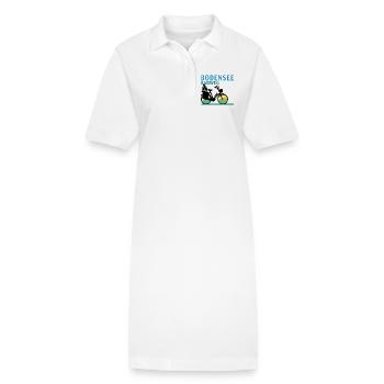 Bodensee-Radweg - Stanley/Stella Frauen Bio-Polokleid PAIGER - Weiß - Vorne