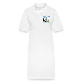 Bodensee Radweg - Stanley/Stella Frauen Bio-Polokleid PAIGER - Weiß - Vorne
