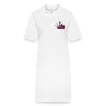 Freud - Yo Momma - Robe polo bio PAIGER Stanley/Stella Femme - blanc - Devant