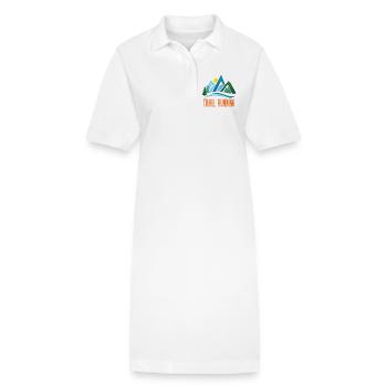 Trail Running - Robe polo bio PAIGER Stanley/Stella Femme - blanc - Devant