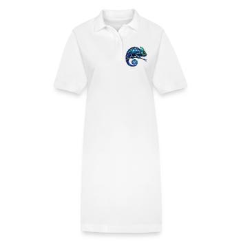 Chamäleon - Stanley/Stella Frauen Bio-Polokleid PAIGER - Weiß - Vorne