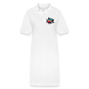 Piranha - Robe polo bio PAIGER Stanley/Stella Femme - blanc - Devant