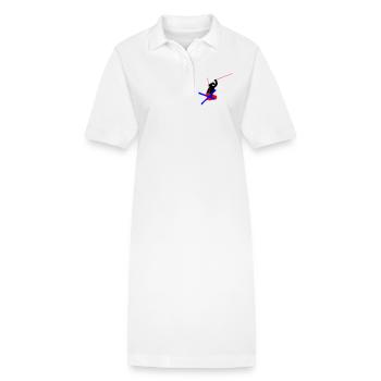 Freestyle ski - Stanley/Stella Frauen Bio-Polokleid PAIGER - Weiß - Vorne