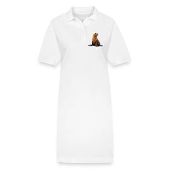 Lions de mer Lion de mer - Robe polo bio PAIGER Stanley/Stella Femme - blanc - Devant