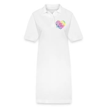 J’adore Mallorca Colorful - Robe polo bio PAIGER Stanley/Stella Femme - blanc - Devant