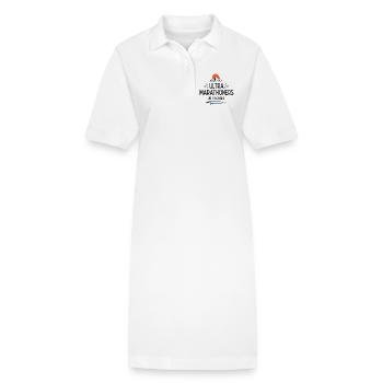 Ultra-Marathonläufer machen es länger - Stanley/Stella Frauen Bio-Polokleid PAIGER - Weiß - Vorne