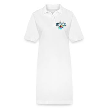 Apres Ski - Stanley/Stella Frauen Bio-Polokleid PAIGER - Weiß - Vorne