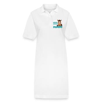 Ich Höre Immer Nur Ein Mimimi Pferd - Stanley/Stella Frauen Bio-Polokleid PAIGER - Weiß - Vorne