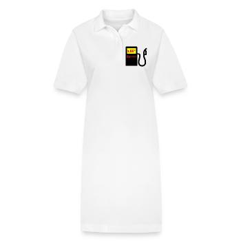 Benzin - Stanley/Stella Frauen Bio-Polokleid PAIGER - Weiß - Vorne