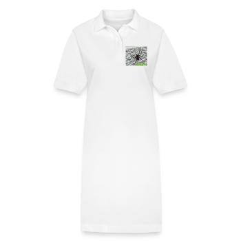 Spinne - Stanley/Stella Frauen Bio-Polokleid PAIGER - Weiß - Vorne