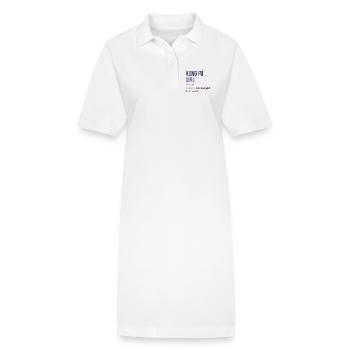 Kung Fu Kung Fu Kung Fu - Robe polo bio PAIGER Stanley/Stella Femme - blanc - Devant