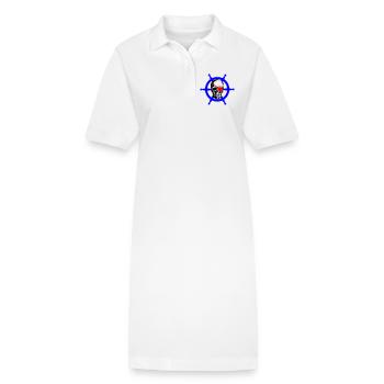 Pirat - Stanley/Stella Frauen Bio-Polokleid PAIGER - Weiß - Vorne