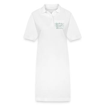 A Smart Doctor Medical Student Practice Doctors Doctor - Stanley/Stella PAIGER Organic Women’s Polo Dress - white - Front