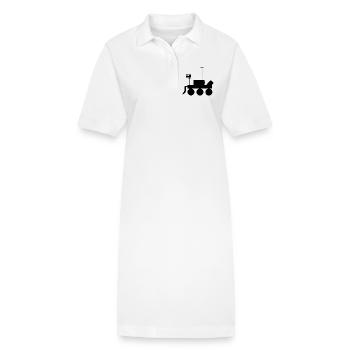 Mars Explorer Fahrzeug - Stanley/Stella Frauen Bio-Polokleid PAIGER - Weiß - Vorne