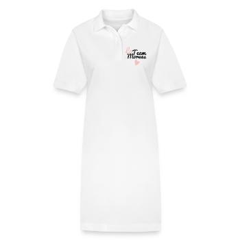 Das Team der Kabeljau - Stanley/Stella Frauen Bio-Polokleid PAIGER - Weiß - Vorne