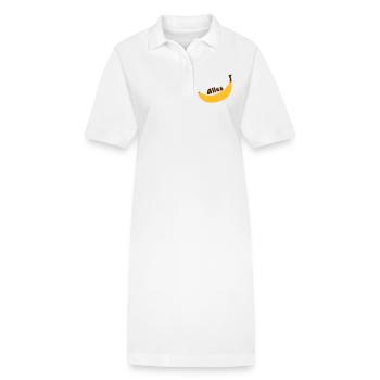 alles banane - Stanley/Stella Frauen Bio-Polokleid PAIGER - Weiß - Vorne