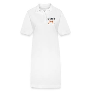 Made in BZH - Stanley/Stella PAIGER Organic Women’s Polo Dress - white - Front