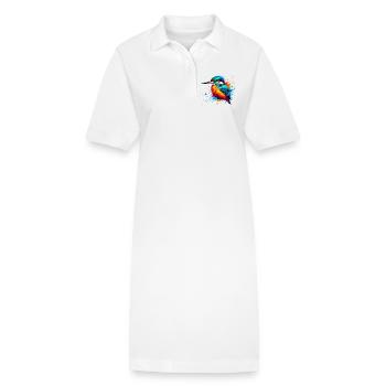 Eisvogel - Stanley/Stella Frauen Bio-Polokleid PAIGER - Weiß - Vorne