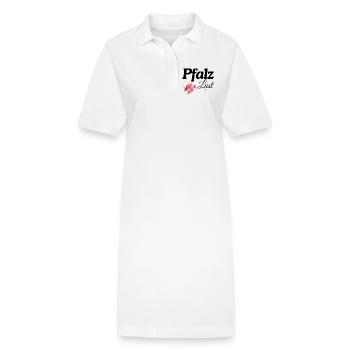 Pfalzblüte - Stanley/Stella Frauen Bio-Polokleid PAIGER - Weiß - Vorne
