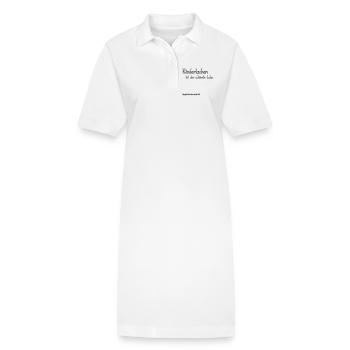 Kinderlachen - Stanley/Stella Frauen Bio-Polokleid PAIGER - Weiß - Vorne