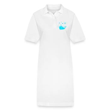 SUP - Stanley/Stella Frauen Bio-Polokleid PAIGER - Weiß - Vorne