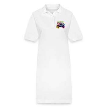 Jeep - Stanley/Stella Frauen Bio-Polokleid PAIGER - Weiß - Vorne