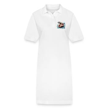 IFA W50 Fire Brigade Turntable Ladder - Stanley/Stella PAIGER Organic Women’s Polo Dress - white - Front