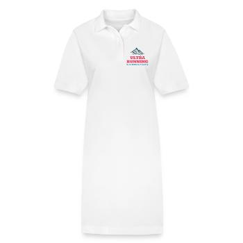 Ultra-Laufen ist eine endlose Reise - Stanley/Stella Frauen Bio-Polokleid PAIGER - Weiß - Vorne