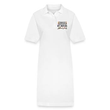 Leicht von Vögeln abgelenkt - Stanley/Stella Frauen Bio-Polokleid PAIGER - Weiß - Vorne